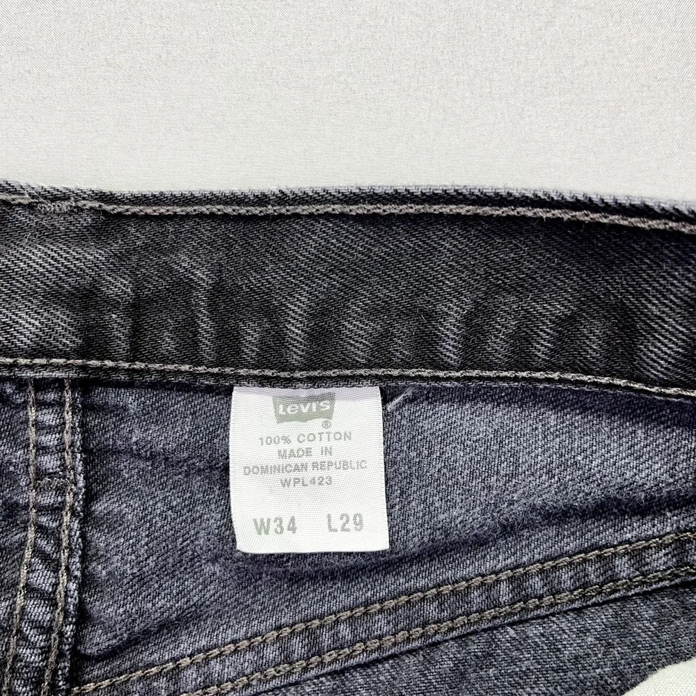 Vintage Levis Jeans Mens Tag 34 (Fit 30) Brown Denim 501 Button Fly Straight Leg